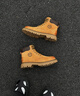駱駝（CAMEL）王俊凱同款秋冬馬丁靴戶(hù)外工裝大黃靴男 G122W7757TR 金黃 41 曬單實(shí)拍圖