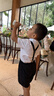 GOKU男童禮服套裝幼兒園演出服背帶褲夏季小主持人兒童西裝畢業(yè)服花童 黑色褲子+襯衫+背帶+領(lǐng)結 120 建議體重37-43斤 曬單實(shí)拍圖