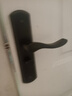 固特（GUTE）門(mén)鎖室內臥室木門(mén)鎖房間門(mén)把手不銹鋼衛生間換門(mén)鎖黑色可調節門(mén)鎖 曬單實(shí)拍圖