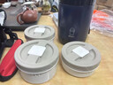 日本MUJU保溫飯盒316不銹鋼真空提鍋飯桶上班族學(xué)生大容量保溫桶 深邃藍 3層 2.3L 保溫袋和餐具 曬單實(shí)拍圖
