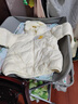 巴拉巴拉童裝嬰兒羽絨服寶寶外套冬裝造型時(shí)尚撞色可愛(ài)萌趣保暖 蛾黃31006-白鴨絨 90 （充絨量64g） 曬單實(shí)拍圖