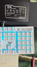 狼蛛（AULA）S500機械鍵盤(pán) 有線(xiàn)背光 104鍵全尺寸 游戲電競筆記本電腦多媒體辦公吃雞全鍵無(wú)沖 白色冰藍光青軸 曬單實(shí)拍圖