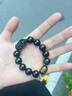 中國黃金招財貔貅手鏈男黑曜石手串男生日禮物送男友心經(jīng)護身符周年紀念日 招財貔貅心經(jīng)黑曜石手串-14mm 曬單實(shí)拍圖