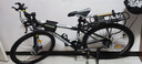 金武端自行車(chē)成人山地車(chē)公路賽車(chē)單車(chē)騎行變速超輕越野中學(xué)生初中青少年 頂配版-輻條輪-黑白色 26寸21速 曬單實(shí)拍圖