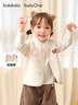 巴拉巴拉童裝加絨馬甲2025冬裝嬰兒背心羊羔絨兩面穿寶寶外套209425101203 曬單實(shí)拍圖