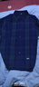 馬登工裝美式復古藍綠色格子襯衫長(cháng)袖純棉肌理感薄款襯衣外套男秋 藍綠格 2XL 曬單實(shí)拍圖