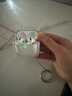 彩畫(huà)家 適用Apple AirPods4降噪保護套airpodspro2創(chuàng  )意支架防摔蘋(píng)果1/2/3代藍牙耳機套透明膚感時(shí)尚撞色 【白色】支架防掉 AirPods4代 曬單實(shí)拍圖
