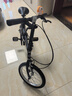 大行（DAHON）折疊自行車(chē)16英寸YUKI超輕迷你便攜男女式通勤單車(chē)KT610 黑色  曬單實(shí)拍圖