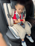 貝倍適（BAYBETSS）兒童安全座椅汽車用0-4-12歲寶寶360度旋轉(zhuǎn)嬰兒車載坐椅ISOFIX 米灰色【遮陽棚+上拉帶+側(cè)保護】 曬單實拍圖