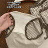 FitonTon4條內褲女純棉襠性感女士?jì)妊澅】钣H膚豹紋中腰三角短褲 曬單實(shí)拍圖