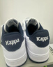 KAPPA卡帕背靠背女鞋秋冬透氣小白鞋子女板鞋新款情侶鞋百搭休閑運動(dòng)鞋 經(jīng)典白/海昌藍 39 曬單實(shí)拍圖