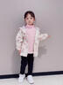 G.duck女童外套春秋新款卡通夾克女寶寶上衣中小童韓版洋氣可愛(ài)連帽外套 粉紅色 110 適合身高100-110cm年齡4-5歲 曬單實(shí)拍圖