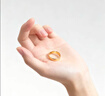 夢(mèng)金園黃金戒指 古法足金泥鰍背素圈可調節指環(huán)男女同款戒 生日禮物 約8.50g-面寬約6mm-克重多退少補 曬單實(shí)拍圖
