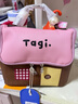 Tagi機靈小房子防水便攜洗漱包大容量化妝包中秋禮物-莓果榛子 曬單實拍圖
