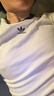 三葉草（Adidas）阿迪達斯ADIDAS 三葉草女子運動休閑短款短袖T恤 JC8704  M  曬單實拍圖