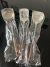 康巴赫廚房刀具六件套家用不銹鋼切菜刀斬骨刀水果刀剪骨刀帶磨刀器套裝 刀具 6件套 曬單實(shí)拍圖