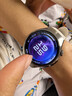 HUAWEI WATCH 5 42mm基礎(chǔ)款不銹鋼表殼金星白素皮復(fù)合表帶X-TAP智感窗eSIM通信手表華為智能手表watch5 曬單實(shí)拍圖