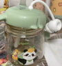 貝親兒童牛奶杯1-3歲寶寶喝水喝奶PPSU直飲奶瓶雙吸管水杯 綠色330mL 曬單實(shí)拍圖
