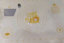 京東京造 揉面墊 硅膠搟面墊和面板食品接觸級廚房烘焙加厚不粘【70*50】 曬單實(shí)拍圖