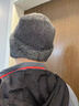 恒源祥中老年人帽子冬季爸爸爺爺保暖羊毛帽老頭加絨護耳毛線(xiàn)帽 [深灰帽子+圍脖]無(wú)檐款 [均碼]臻品羊毛高檔禮盒裝 曬單實(shí)拍圖
