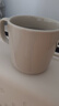 無(wú)印良品（MUJI）炻瓷 馬克杯 家用水杯 陶瓷杯 咖啡杯 辦公室 米灰色  270ml 曬單實(shí)拍圖
