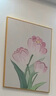 貓九醬北歐餐廳裝飾畫(huà)現代簡(jiǎn)約客廳墻面掛畫(huà)創(chuàng  )意花卉飯廳餐桌背景墻壁畫(huà) 曬單實(shí)拍圖