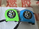 宏迪69款卷尺尼龍加厚防水耐磨高精度5米/7.5米抗摔木工測量卷尺 S69絕小款5米19寬 1把裝（藍色綠色隨機發(fā)） 曬單實(shí)拍圖