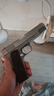 aqk1911成人玩具槍鋁合金bb全金屬手槍黃河牌發(fā)射器打氣球的搶彈 8.0AQK(鎢鋼色）六件套 曬單實(shí)拍圖