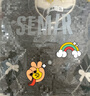 森馬（Semir）針織開衫女冬季短款蝴蝶結菱格假兩件2025少女感毛衫109725106006 曬單實拍圖