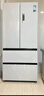 美的（Midea）M60系列520純平全嵌法式多門(mén)四開(kāi)門(mén)家用冰箱超薄雙系統循環(huán)大容量制冰BCD-520WUFPZM(E)白國家補貼 曬單實(shí)拍圖