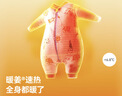 貝肽斯睡袋嬰兒春秋冬季發(fā)熱恒溫保暖寶寶兒童防踢被連體衣四季通用睡袋 福兔獻果【秋冬中厚 10-20℃】調溫自發(fā)熱 M碼【身高80-95cm】15個(gè)月-2.5歲 曬單實(shí)拍圖
