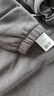 森馬（Semir）衛衣男搖粒絨冬季半開(kāi)襟繡花情侶裝時(shí)尚百搭立領(lǐng)上衣101724116215 曬單實(shí)拍圖