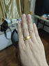 周生生素圈光身面活口泥鰍背黃金戒指 足金開(kāi)口戒情侶結婚對戒09141R 4.32克(含工費100元) 曬單實(shí)拍圖