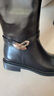 思加圖楊冪同款騎士樂(lè)章長(zhǎng)靴高筒靴騎士靴女EAJ48DG5 酷颯黑 37 曬單實(shí)拍圖