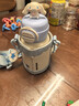 杯具熊（BEDDYBEAR）開(kāi)口笑雙飲蓋兒童保溫杯帶吸管水杯316鋼大容量保溫壺600ML大耳狗 曬單實(shí)拍圖