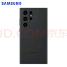 三星（SAMSUNG）Galaxy S23 Ultra原裝手機(jī)殼 智能視窗保護(hù)套s23u插卡式保護(hù)殼 黑色 曬單實(shí)拍圖