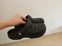 CROCS卡駱馳洞洞鞋貝雅男鞋女鞋輕便耐磨一腳蹬拖鞋休閑鞋|10126 黑色-001 41 /42(260mm) 曬單實(shí)拍圖