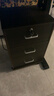 文件柜辦公室桌下收納柜帶鎖儲物柜置物柜辦公柜抽屜式移動(dòng)矮柜子 【三抽】黑胡桃色40*34*59cm 曬單實(shí)拍圖