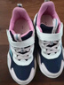 特步（XTEP）兒童休閑鞋蝴蝶印花女童小童革面運動(dòng)鞋 烏紫色/帆白/水粉色 31 曬單實(shí)拍圖