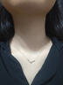 曉夢(mèng)S925純銀項鏈女感輕奢2025新款幾何項鏈鎖骨鏈簡(jiǎn)約百搭銀飾禮物 999銀線(xiàn)條項鏈 曬單實(shí)拍圖