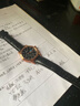 【網(wǎng)紅爆款】商務(wù)腕表石英運動(dòng)表休閑皮帶男女手表 黑色 曬單實(shí)拍圖