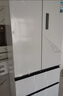 美的（Midea）M60系列520純平全嵌法式多門(mén)四開(kāi)門(mén)家用冰箱超薄雙系統循環(huán)大容量無(wú)霜BCD-520WUFPZM(E)白國家補貼 曬單實(shí)拍圖