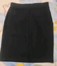 素織錦黑色職業(yè)女半身裙西裝包臀一步裙正裝面試制服上班通勤高腰A字裙 黑色職業(yè)高腰中長(cháng)裙【帶內襯】 M 【推薦體重95-110斤】 曬單實(shí)拍圖