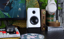 漫步者（EDIFIER）N300 電腦音響 家用桌面音箱 有源2.0藍(lán)牙音箱電視音響 雙金標(biāo)HIFI音質(zhì) 精致小巧大功率臺(tái)式機(jī)音響 絲綢白【視聽美學(xué)】+腳墊+音頻線 曬單實(shí)拍圖