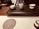 黑檀木茶盤(pán)家用辦公室儲水式一體式茶臺小型花梨木泡茶茶具托盤(pán) 黑檀木 中號【可儲水1500ML尺寸約36*23】 曬單實(shí)拍圖