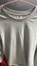 京舒棉自有品牌棉·男士純棉長(cháng)袖T恤青少年抗菌軟棉棉打底衫 淺灰 XL 曬單實(shí)拍圖