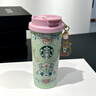 星巴克杯子2025年春日花粉色漸變雙飲口不銹鋼保溫杯水杯咖啡杯 473ml春日花杯子 曬單實(shí)拍圖