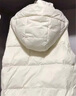 鴨鴨（YAYA）羽絨馬甲女外穿秋冬新款情侶男女同款連帽馬夾背心羽絨服外套 米白色 XL /175(建議130-145斤) 曬單實(shí)拍圖