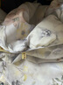 富安娜蠶絲被100%蠶絲夏涼被雙人抗菌空調被夏季薄被芯3斤 230x229cm紫 曬單實(shí)拍圖
