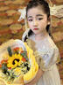 思妙星女童禮服輕奢小眾高端花童婚禮主持人鋼琴演奏兒童生日宴會(huì)公主裙 銀灰色 150 曬單實(shí)拍圖